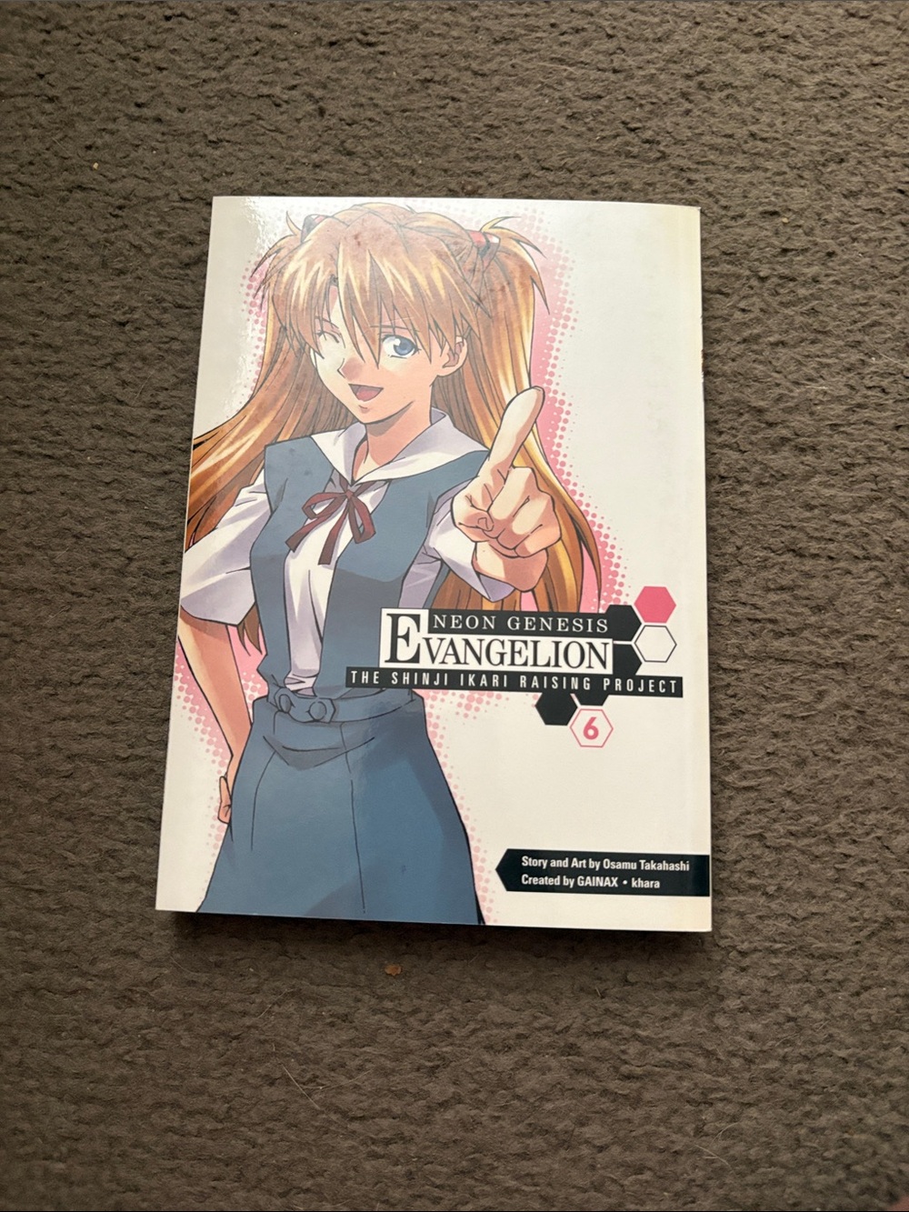 Neon Genesis Evangelion Volume 6 Manga - White & Blue Cover